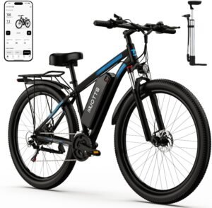 Home electric mountain e bike with removable battery – high performance off road